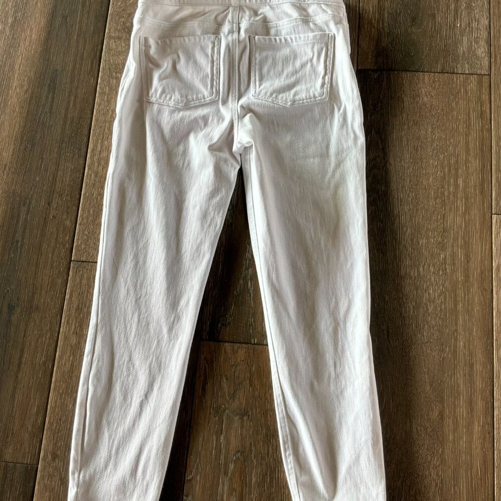 Spanx ankle white stretch heavyweight leggings style 20114R Size Medium - Picture 7 of 13
